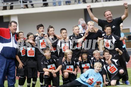 Fussball. Schuelerliga Finale. Spiel um Platz 3.  Sieger SHS 2 Klagenfurt. Wolfsberg, am 4.6.2009.
Foto: Kuess
---
pressefotos, pressefotografie, kuess, qs, qspictures, sport, bild, bilder, bilddatenbank