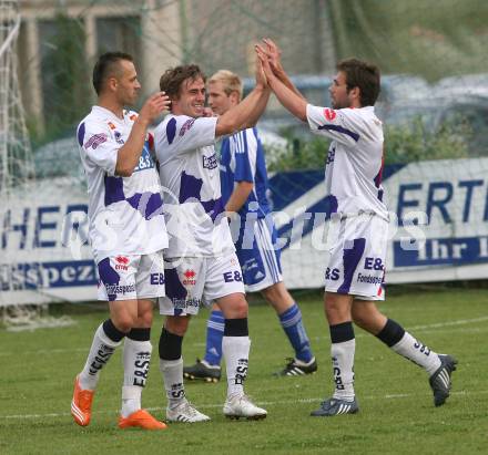 Fussball Regionalliga. SAK gegen FC St. Veit. Torjubel (SAK). Klagenfurt, am 6.6.2009.
Foto: Kuess
---
pressefotos, pressefotografie, kuess, qs, qspictures, sport, bild, bilder, bilddatenbank