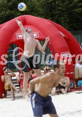 Beachvolleyball. Oesterreichische Akademische Meisterschaften. Die Sieger  Johann Hansi Huber, Martin Rohrer,. Klagenfurt, am 11.6.2009.
Foto: Kuess
---
pressefotos, pressefotografie, kuess, qs, qspictures, sport, bild, bilder, bilddatenbank