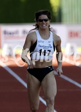 Leichtathletik. Kaerntner Meisterschaft. 100 Meter Frauen. Betina Germann. Wolfsberg, am 13.6.2009.
Foto: Kuess
---
pressefotos, pressefotografie, kuess, qs, qspictures, sport, bild, bilder, bilddatenbank