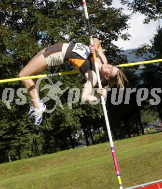 Leichtathletik. Kaerntner Meisterschaften. Katja Salzer. Stabhochsprung. Jubel ueber neuen oesterreichischen Jugendrekord. Wolfsberg, am 13.6.2009.
Foto: Kuess

---
pressefotos, pressefotografie, kuess, qs, qspictures, sport, bild, bilder, bilddatenbank