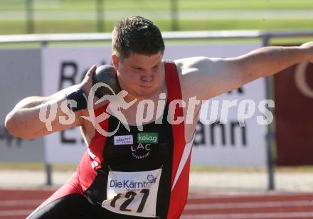 Leichtathletik. Kaerntner Meisterschaft. Kugelstossen. Christian Pirmann. Wolfsberg, am 13.6.2009.
Foto: Kuess
---
pressefotos, pressefotografie, kuess, qs, qspictures, sport, bild, bilder, bilddatenbank