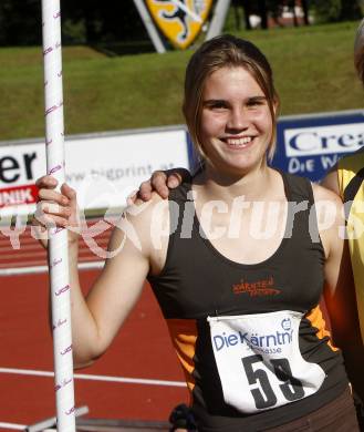 Leichtathletik. Kaerntner Meisterschaft. Stabhochsprung. Katja Salzer. Wolfsberg, am 13.6.2009.
Foto: Kuess
---
pressefotos, pressefotografie, kuess, qs, qspictures, sport, bild, bilder, bilddatenbank