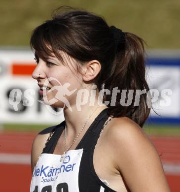 Leichtathletik. Kaerntner Meisterschaft. 100 Meter Frauen. Helena Suppin. Wolfsberg, am 13.6.2009.
Foto: Kuess
---
pressefotos, pressefotografie, kuess, qs, qspictures, sport, bild, bilder, bilddatenbank