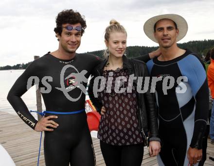 Decathlon. Schwimmen  Markus Rogan, Larissa Marolt, Paul Scharner,. Voelkermarkt, am 21.6.2009.
Foto: Kuess
---
pressefotos, pressefotografie, kuess, qs, qspictures, sport, bild, bilder, bilddatenbank