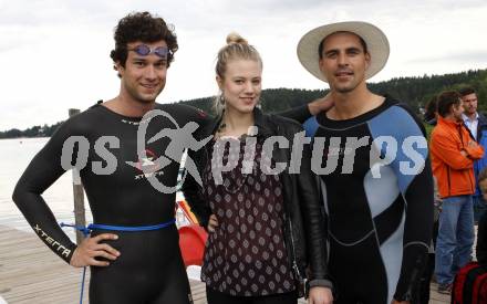 Decathlon. Schwimmen  Markus Rogan, Larissa Marolt, Paul Scharner,. Voelkermarkt, am 21.6.2009.
Foto: Kuess
---
pressefotos, pressefotografie, kuess, qs, qspictures, sport, bild, bilder, bilddatenbank