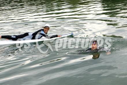 Decathlon. Schwimmen  Markus Rogan, Paul Scharner,. Voelkermarkt, am 21.6.2009.
Foto:Kuess
---
pressefotos, pressefotografie, kuess, qs, qspictures, sport, bild, bilder, bilddatenbank