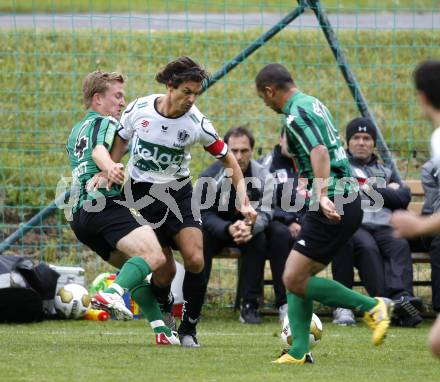 Fussball Bundesliga. Testspiel. SK Austria Kaernten gegen FC Wacker Innsbruck. Jocelyn Blanchard (Austria Kaernten). Rennweg, am 24.6.2009.
Foto: Kuess 
---
pressefotos, pressefotografie, kuess, qs, qspictures, sport, bild, bilder, bilddatenbank