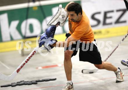 Eishockey Bundesliga. VSV Sommertraining. Tormanntraining. Gert Prohaska. Villach, am 24.6.2009.
Foto: Kuess
---
pressefotos, pressefotografie, kuess, qs, qspictures, sport, bild, bilder, bilddatenbank