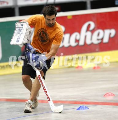 Eishockey Bundesliga. VSV Sommertraining. Tormanntraining. Gert Prohaska. Villach, am 24.6.2009.
Foto: Kuess
---
pressefotos, pressefotografie, kuess, qs, qspictures, sport, bild, bilder, bilddatenbank