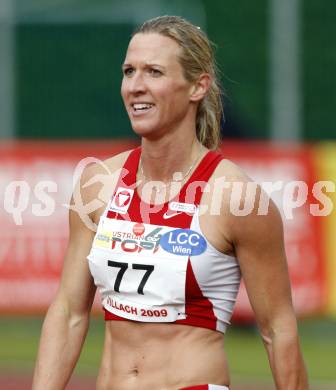 Leichtathletik. Austrian Top4Meeting. 100 Meter Frauen. Bettina Mueller-Weissina (AUT). Villach, am 27.6.2009.
Foto: Kuess
---
pressefotos, pressefotografie, kuess, qs, qspictures, sport, bild, bilder, bilddatenbank