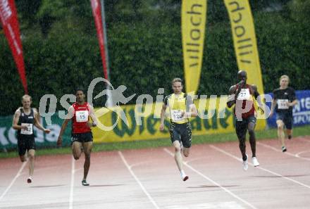 Leichtathletik. Austrian Top4Meeting. 400 Meter Maenner. Andreas Rapatz (AUT), Fernando de Almeida (BRA), Clemens Zeller (AUT), Set Osho (GBR). Villach, am 27.6.2009.
Foto: Kuess
---
pressefotos, pressefotografie, kuess, qs, qspictures, sport, bild, bilder, bilddatenbank