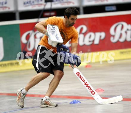 Eishockey Bundesliga. VSV Sommertraining. Tormanntraining. Gert Prohaska. Villach, am 24.6.2009.
Foto: Kuess
---
pressefotos, pressefotografie, kuess, qs, qspictures, sport, bild, bilder, bilddatenbank