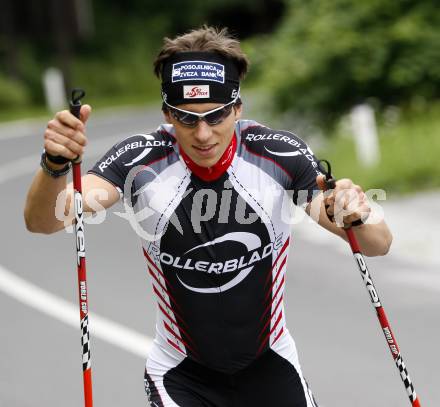 Nordische Kombination. Trainingslager Nationalteam. Tomaz Druml. Vilach, Dobratsch, 10.7.2009.
Foto: Kuess
---
pressefotos, pressefotografie, kuess, qs, qspictures, sport, bild, bilder, bilddatenbank