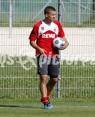 Fussball Bundesliga. Trainingslager 1. FC Koeln. Lukas Podolski. Velden, am 14.7.2009.
Foto: Kuess
---
pressefotos, pressefotografie, kuess, qs, qspictures, sport, bild, bilder, bilddatenbank