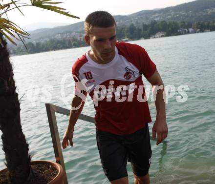 Fussball Bundesliga. Trainingslager 1. FC Koeln. Lukas Podolski. Velden, am 14.7.2009.
Foto: Kuess
---
pressefotos, pressefotografie, kuess, qs, qspictures, sport, bild, bilder, bilddatenbank