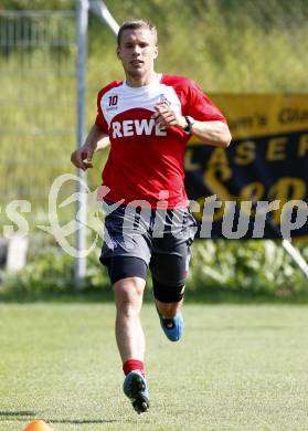 Fussball Bundesliga. Trainingslager 1. FC Koeln. Lukas Podolski. Velden, am 14.7.2009.
Foto: Kuess
---
pressefotos, pressefotografie, kuess, qs, qspictures, sport, bild, bilder, bilddatenbank