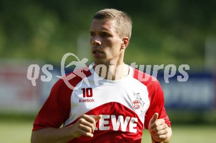 Fussball Bundesliga. Trainingslager 1. FC Koeln. Lukas Podolski. Velden, am 14.7.2009.
Foto: Kuess
---
pressefotos, pressefotografie, kuess, qs, qspictures, sport, bild, bilder, bilddatenbank