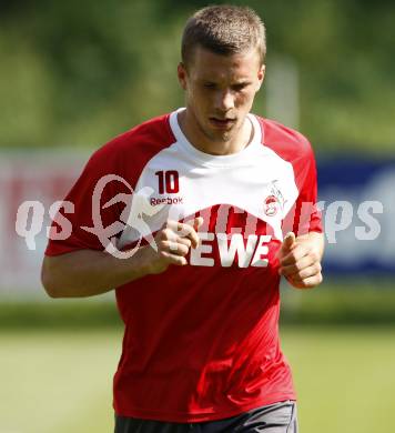 Fussball Bundesliga. Trainingslager 1. FC Koeln. Lukas Podolski. Velden, am 14.7.2009.
Foto: Kuess
---
pressefotos, pressefotografie, kuess, qs, qspictures, sport, bild, bilder, bilddatenbank