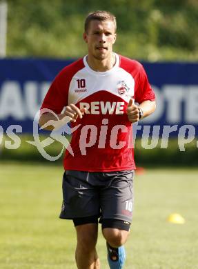 Fussball Bundesliga. Trainingslager 1. FC Koeln. Lukas Podolski. Velden, am 14.7.2009.
Foto: Kuess
---
pressefotos, pressefotografie, kuess, qs, qspictures, sport, bild, bilder, bilddatenbank