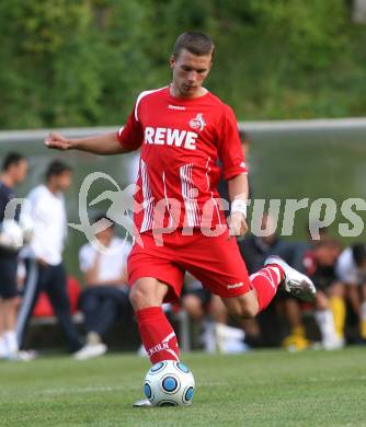 Fussball Testspiel. 1. FC koeln gegen FCU Timisoara. Lukas Podolski (Koeln). Velden, am 20.7.2009.
Foto: Kuess
---
pressefotos, pressefotografie, kuess, qs, qspictures, sport, bild, bilder, bilddatenbank