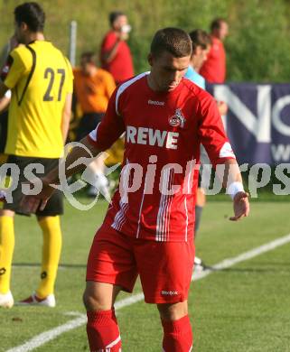 Fussball Testspiel. 1. FC koeln gegen FCU Timisoara. Lukas Podolski (Koeln). Velden, am 20.7.2009.
Foto: Kuess
---
pressefotos, pressefotografie, kuess, qs, qspictures, sport, bild, bilder, bilddatenbank