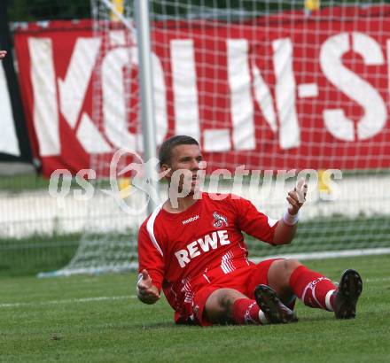 Fussball Testspiel. 1. FC koeln gegen FCU Timisoara. Lukas Podolski (Koeln). Velden, am 20.7.2009.
Foto: Kuess
---
pressefotos, pressefotografie, kuess, qs, qspictures, sport, bild, bilder, bilddatenbank