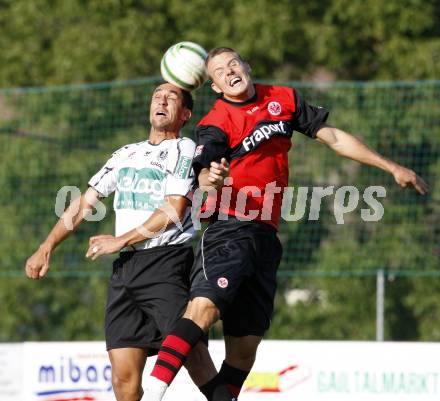 Fussball. Testspiel. SK Austria Kaernten gegen Eintracht Frankfurt. Zivny Martin (Austria Kaernten), Meier Alexander (Frankfurt). Hermagor, 20.7.2009.
Foto: Kuess
---
pressefotos, pressefotografie, kuess, qs, qspictures, sport, bild, bilder, bilddatenbank