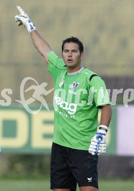 Fussball. Testspiel. SK Austria Kaernten gegen Eintracht Frankfurt. Heinz Weber (Austria Kaernten). Hermagor, 20.7.2009.
Foto: Kuess
---
pressefotos, pressefotografie, kuess, qs, qspictures, sport, bild, bilder, bilddatenbank