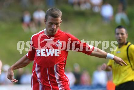 Fussball Testspiel. 1. FC koeln gegen FCU Timisoara. Lukas Podolski (Koeln). Velden, am 20.7.2009.
Foto: Kuess
---
pressefotos, pressefotografie, kuess, qs, qspictures, sport, bild, bilder, bilddatenbank