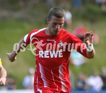 Fussball Testspiel. 1. FC koeln gegen FCU Timisoara. Lukas Podolski (Koeln). Velden, am 20.7.2009.
Foto: Kuess
---
pressefotos, pressefotografie, kuess, qs, qspictures, sport, bild, bilder, bilddatenbank