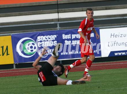 Fussball Testspiel. WAC/St. Andrae gegen 1. FC Koeln. Ricardo Valter da Costa (WAC), Daniel Brosinski (Koeln). Wolfsberg, am 22.7.2009.
Foto: Kuess
---
pressefotos, pressefotografie, kuess, qs, qspictures, sport, bild, bilder, bilddatenbank