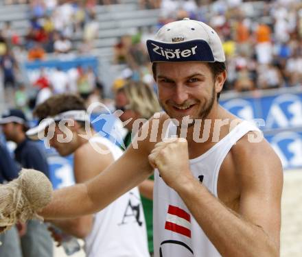 Beachvolleyball. Grand Slam 2008. BLAEUEL Felix(AUT). Klagenfurt, 31.7.2008.
Copyright Kuess

---
pressefotos, pressefotografie, kuess, qs, qspictures, sport, bild, bilder, bilddatenbank