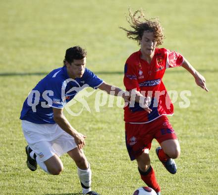 Fussball KFV Cup. ASKOE Koettmannsdorf gegen SAK. Christoph Pibal (Koettmannsdorf), David Hobel (SAK). koettmannsdorf, am 24.7.2009.
Foto: Kuess
---
pressefotos, pressefotografie, kuess, qs, qspictures, sport, bild, bilder, bilddatenbank