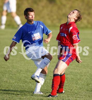 Fussball KFV Cup. ASKOE Koettmannsdorf gegen SAK. Guenther Hubmann (Koettmannsdorf), Grega Triplat (SAK). koettmannsdorf, am 24.7.2009.
Foto: Kuess
---
pressefotos, pressefotografie, kuess, qs, qspictures, sport, bild, bilder, bilddatenbank