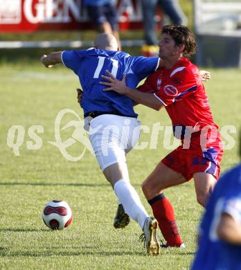 Fussball KFV Cup. ASKOE Koettmannsdorf gegen SAK. Dragan Sprecakovic (Koettmannsdorf), Marko Kriznik (SAK). koettmannsdorf, am 24.7.2009.
Foto: Kuess
---
pressefotos, pressefotografie, kuess, qs, qspictures, sport, bild, bilder, bilddatenbank