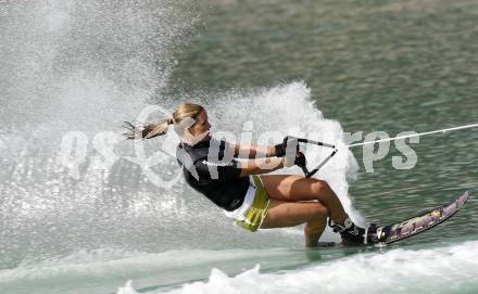 Wasserski. Oesterreichische Meisterschaft. Austrian Nationals.  Renate Loidl.  Lendorf, 25.7.2009.
Foto: Kuess
---
pressefotos, pressefotografie, kuess, qs, qspictures, sport, bild, bilder, bilddatenbank