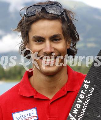 Wasserski. Oesterreichische Meisterschaft. Austrian Nationals.  Claudio Koestenberger  Lendorf, 25.7.2009.
Foto: Kuess
---
pressefotos, pressefotografie, kuess, qs, qspictures, sport, bild, bilder, bilddatenbank