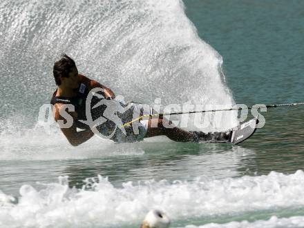 Wasserski. Austrian Nationals.  Slalom. Claudio Koestenberger. Lendorf, 25.7.2009.
Foto: Kuess
---
pressefotos, pressefotografie, kuess, qs, qspictures, sport, bild, bilder, bilddatenbank