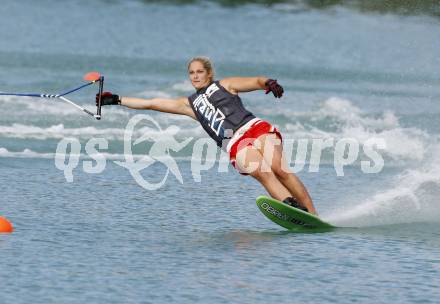 Wasserski. Austrian Nationals.  Slalom. Irena Rohrer. Lendorf, 25.7.2009.
Foto: Kuess
---
pressefotos, pressefotografie, kuess, qs, qspictures, sport, bild, bilder, bilddatenbank