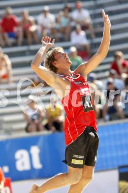 Beach Volleyball. LEEB Michael (AUT). Klagenfurt, 29.7.2009.
Foto: Kuess 

---
pressefotos, pressefotografie, kuess, qs, qspictures, sport, bild, bilder, bilddatenbank