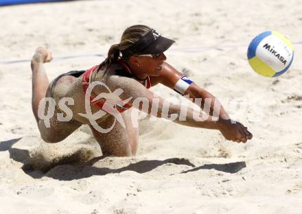 Beach Volleyball. MONTAGNOLLI Sara (AUT).Klagenfurt, 29.7.2009.
Foto: Kuess 

---
pressefotos, pressefotografie, kuess, qs, qspictures, sport, bild, bilder, bilddatenbank