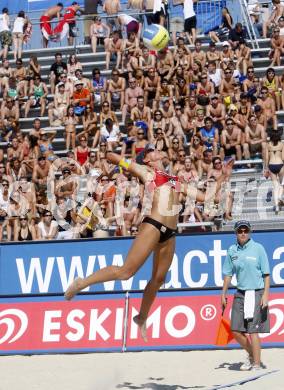 Beach Volleyball. SCHWAIGER Doris (AUT). Klagenfurt, 29.7.2009.
Foto: Kuess 

---
pressefotos, pressefotografie, kuess, qs, qspictures, sport, bild, bilder, bilddatenbank