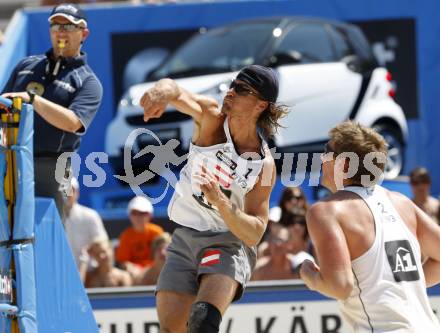 Beach Volleyball. Nausch Simon, RINNER Felix (AUT). Klagenfurt, 29.7.2009.
Foto: Kuess 

---
pressefotos, pressefotografie, kuess, qs, qspictures, sport, bild, bilder, bilddatenbank