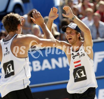 Beach Volleyball. SEIDL Robin Valentin, HUBER Alexander (AUT). Klagenfurt, 29.7.2009.
Foto: Kuess 

---
pressefotos, pressefotografie, kuess, qs, qspictures, sport, bild, bilder, bilddatenbank