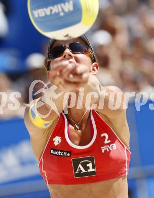 Beach Volleyball. SCHWAIGER Doris (AUT). Klagenfurt, 29.7.2009.
Foto: Kuess 
---
pressefotos, pressefotografie, kuess, qs, qspictures, sport, bild, bilder, bilddatenbank