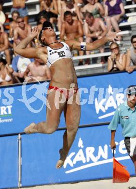 Beach Volleyball. MONTAGNOLLI Sara (AUT). Klagenfurt, 29.7.2009.
Foto: Kuess 

---
pressefotos, pressefotografie, kuess, qs, qspictures, sport, bild, bilder, bilddatenbank