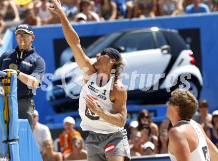 Beach Volleyball. Nausch Simon, RINNER Felix (AUT). Klagenfurt, 29.7.2009.
Foto: Kuess 

---
pressefotos, pressefotografie, kuess, qs, qspictures, sport, bild, bilder, bilddatenbank