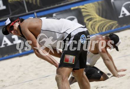 Beachvolleyball. GOSCH Florian, HORST Alexander (AUT). Klagenfurt, 30.7.2009.
Foto: Kuess 

---
pressefotos, pressefotografie, kuess, qs, qspictures, sport, bild, bilder, bilddatenbank