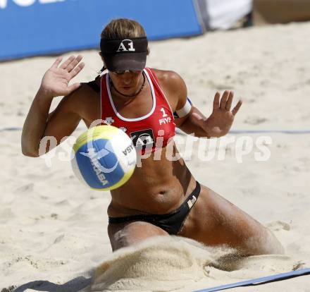 Beachvolleyball. MONTAGNOLLI Sara,  (AUT). Klagenfurt, 30.7.2009.
Foto: Kuess 

---
pressefotos, pressefotografie, kuess, qs, qspictures, sport, bild, bilder, bilddatenbank